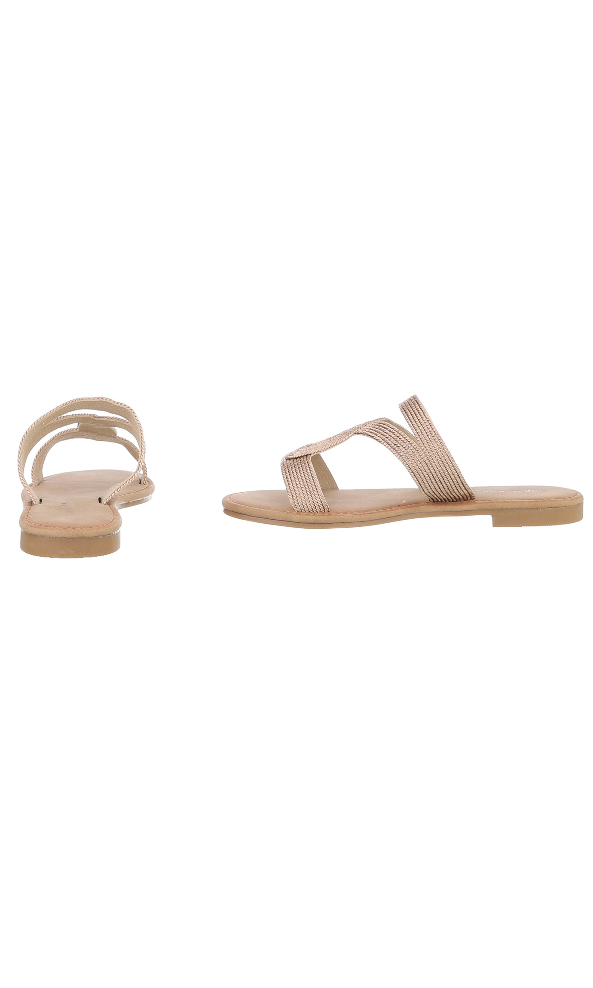 Ital-Design Pantolette in Beige