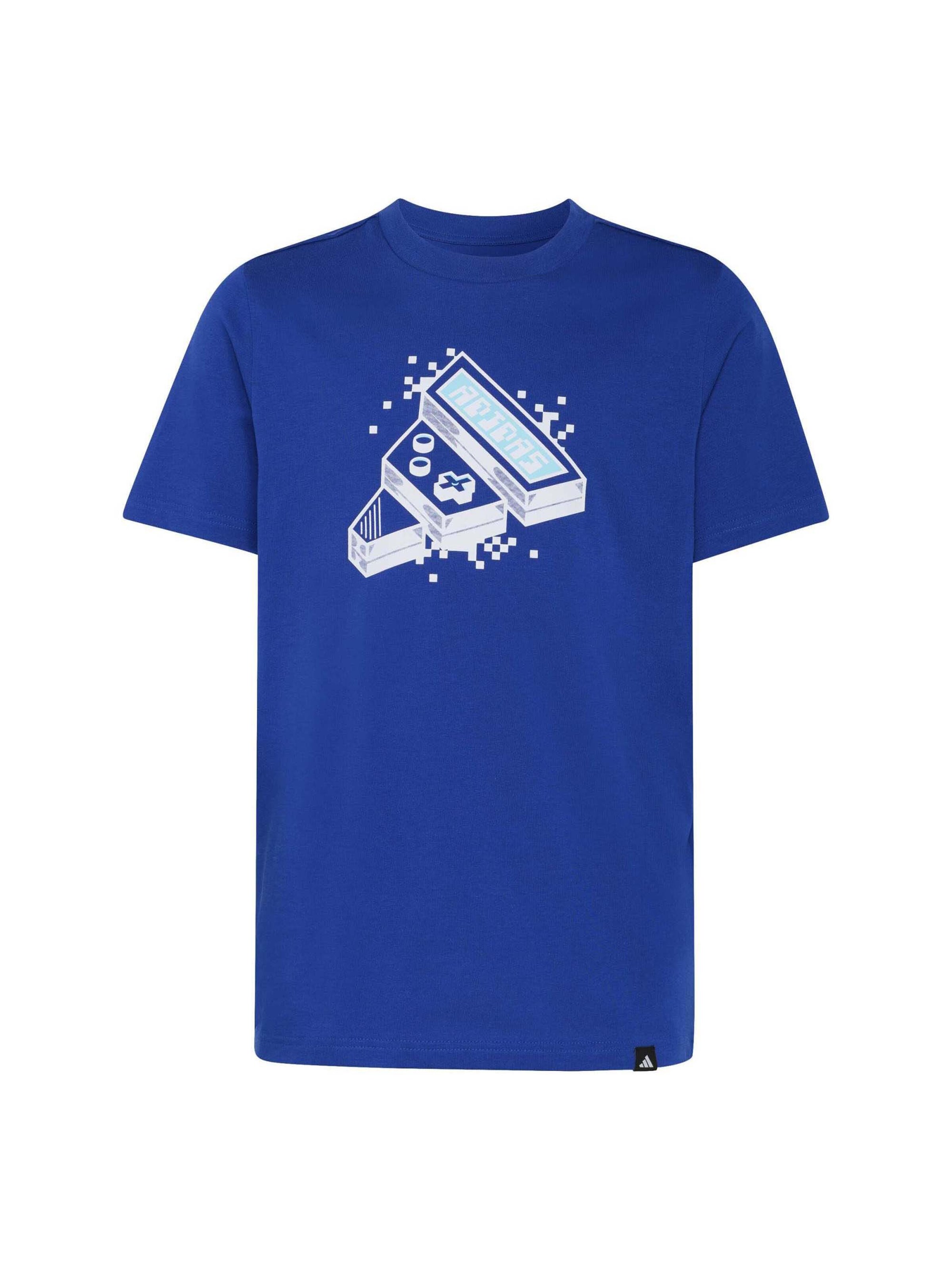 T-Shirt ADIDAS SPORTSWEAR en bleu : devant