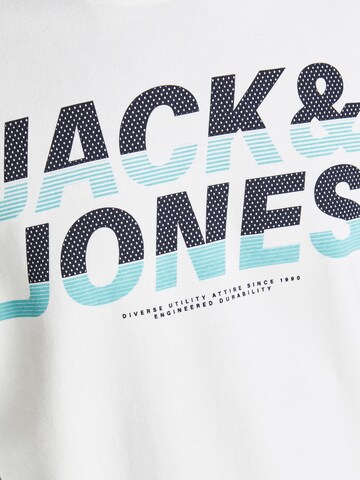 JACK & JONES Sweatshirt 'CHARLES' in White