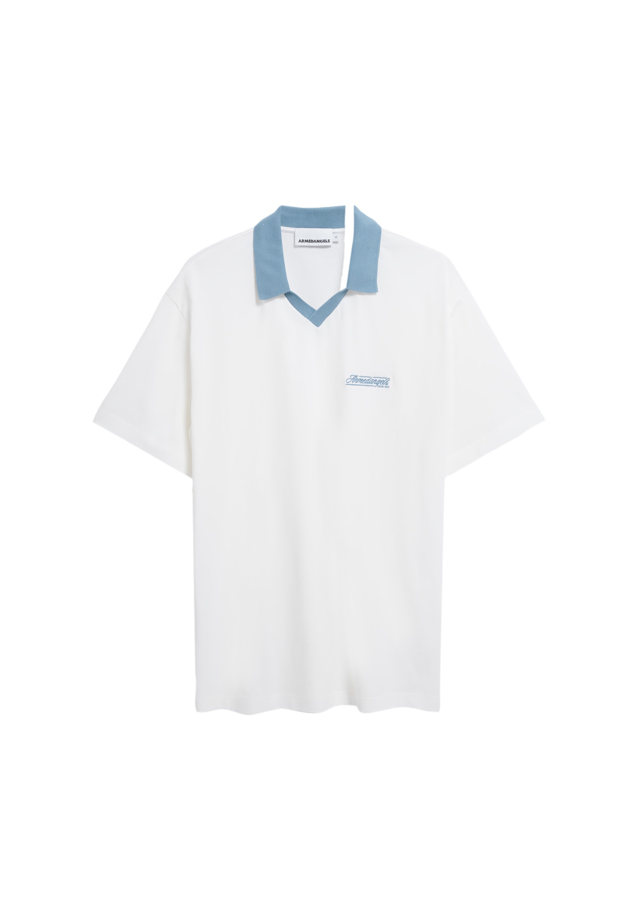 ARMEDANGELS Poloshirt in Weiß: Vorderseite