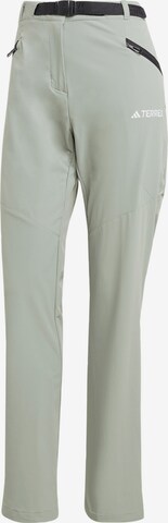 Pantalon outdoor 'Terrex' ADIDAS TERREX en vert : devant