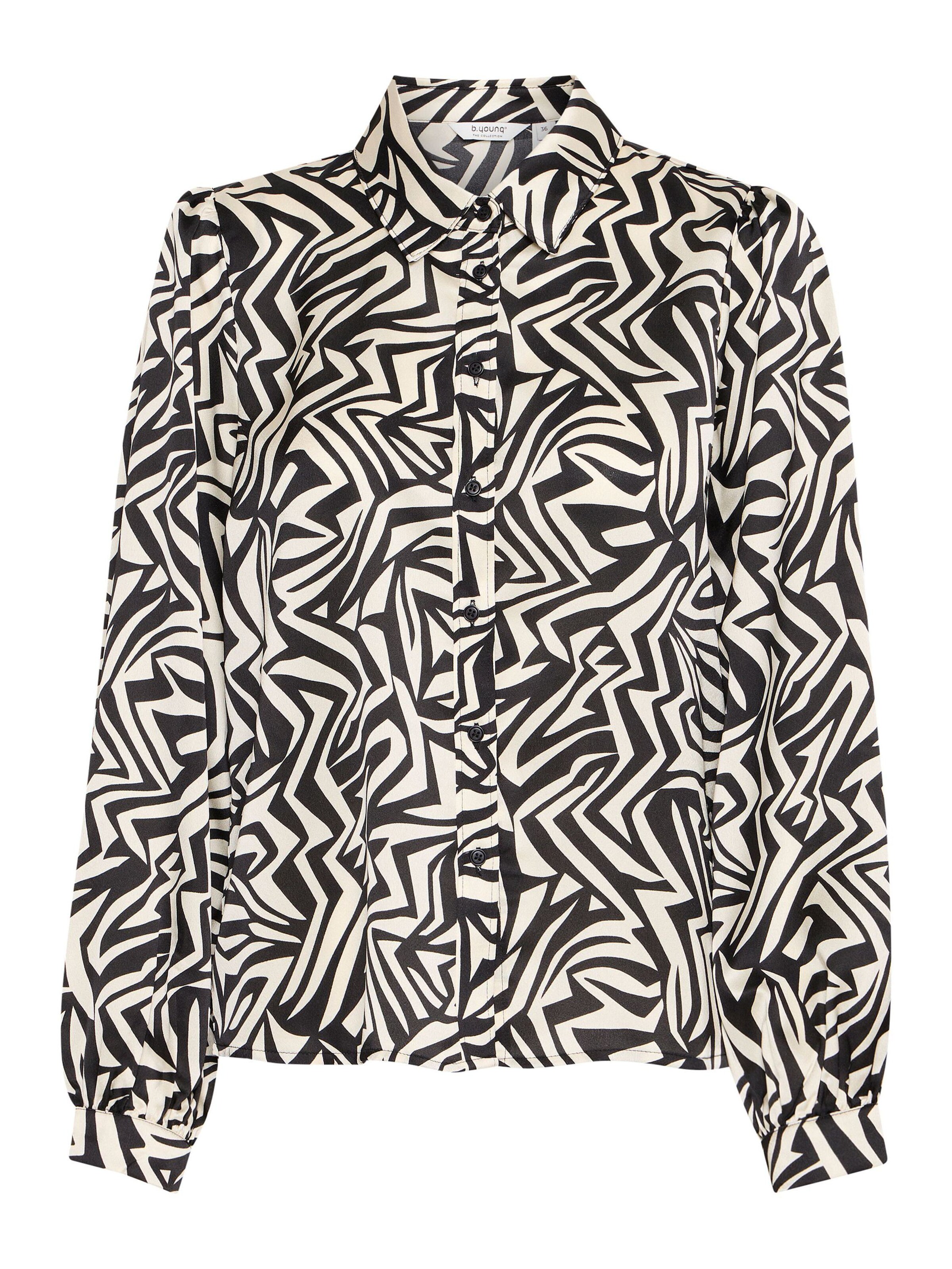 b.young Bluse 'BYBxgemotrine' in Schwarz: Vorderseite