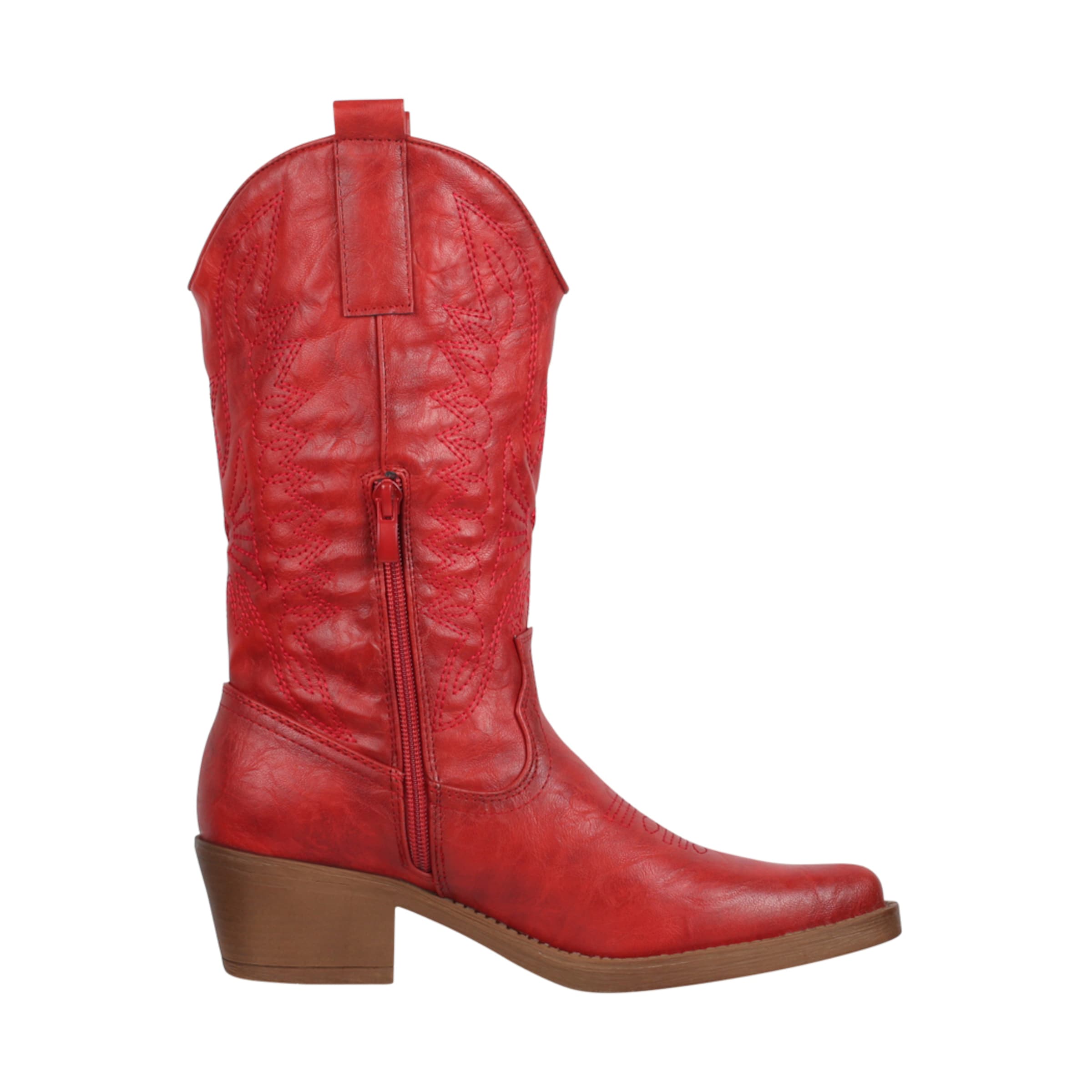 Elara Comwboystøvler i rød