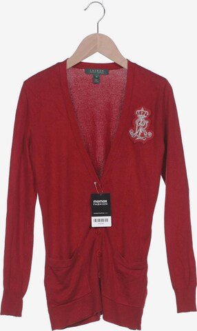 Lauren Ralph Lauren Strickjacke XS in Rot: predná strana