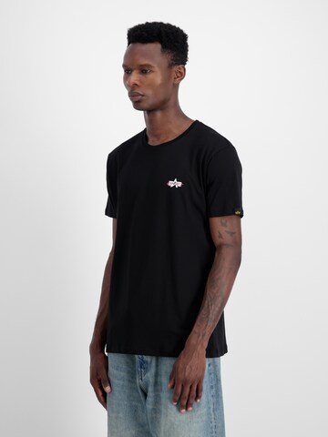 T-Shirt ALPHA INDUSTRIES en noir