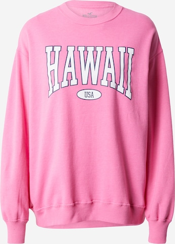 HOLLISTER Mikina – pink: přední strana