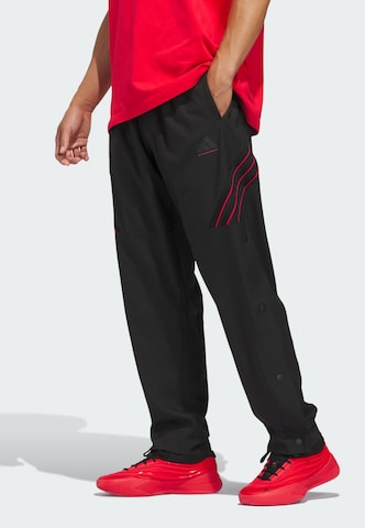 ADIDAS PERFORMANCE Loose fit Sports trousers 'Crazy Lite' in Black