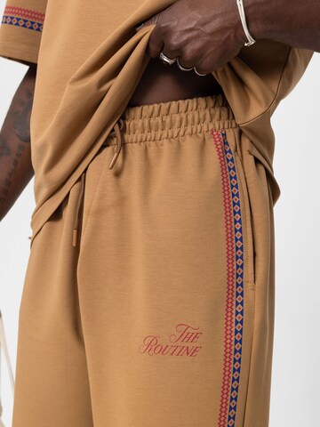 VAMOS CLO Loosefit Broek 'Herault' in Beige