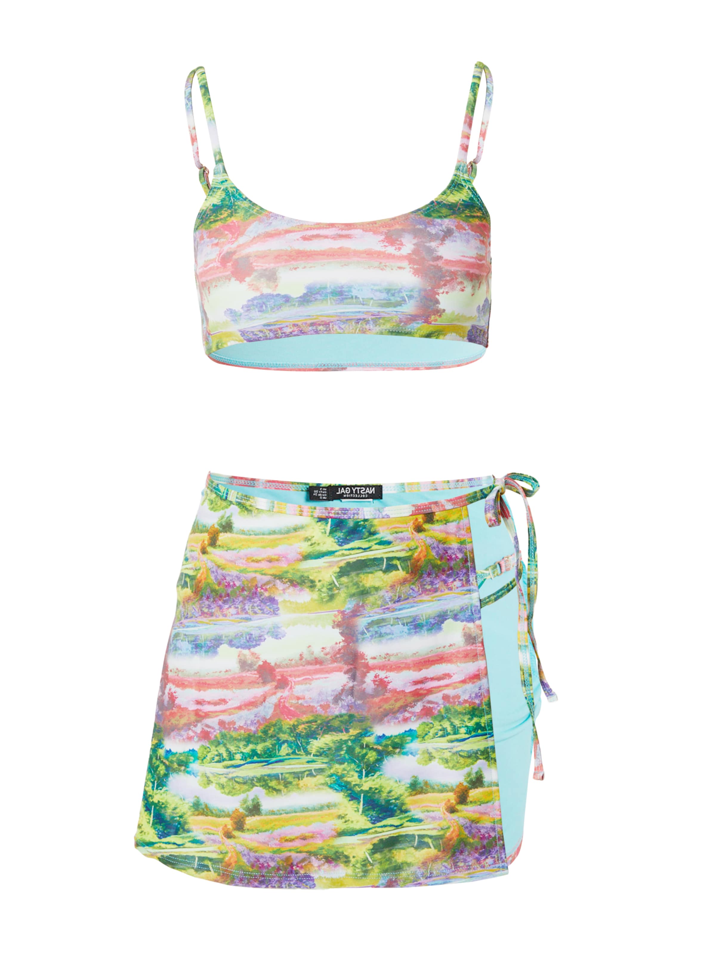 Nasty Gal Бюстье Бикини в Смешанный