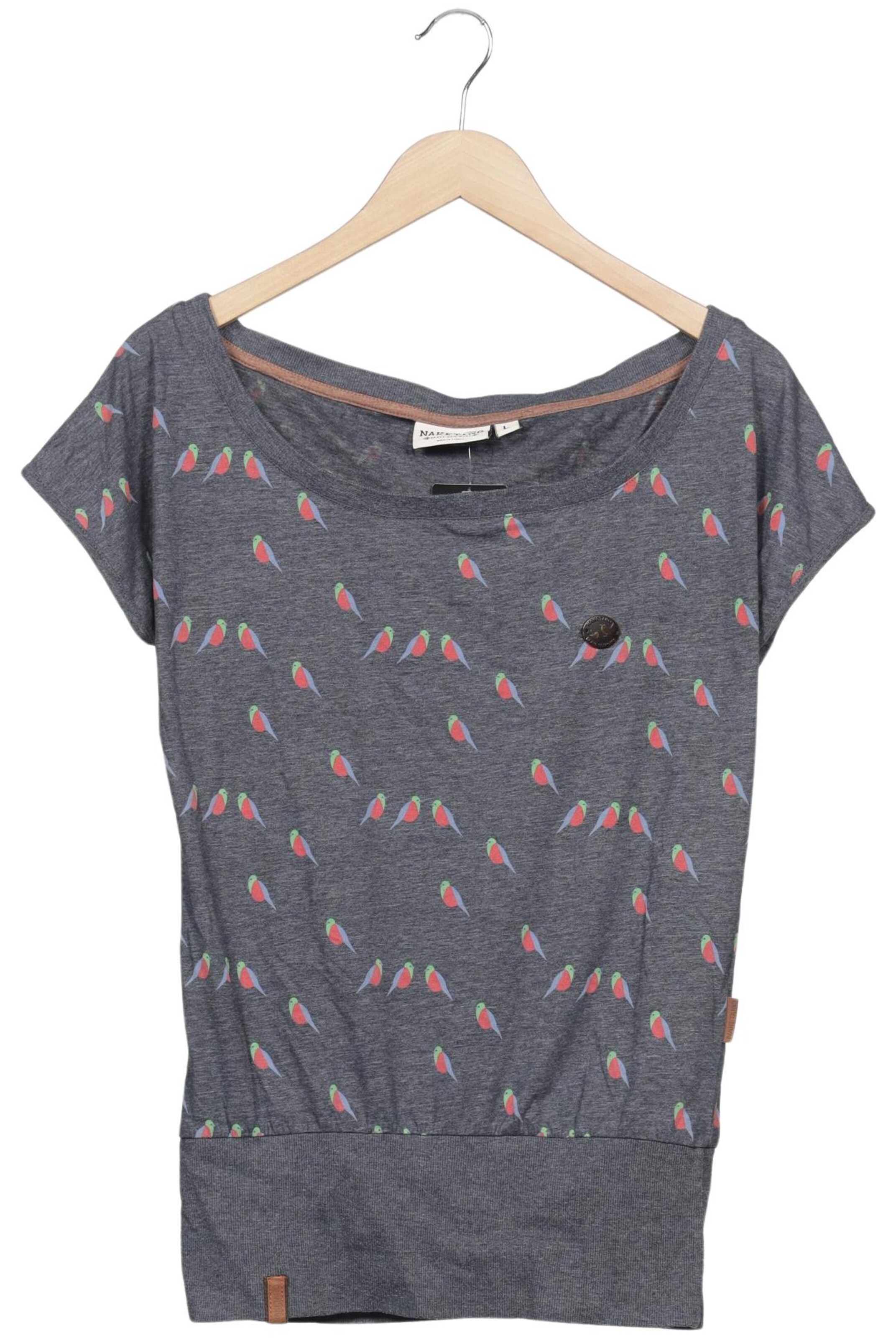 naketano Top & Shirt in L in Grey: front