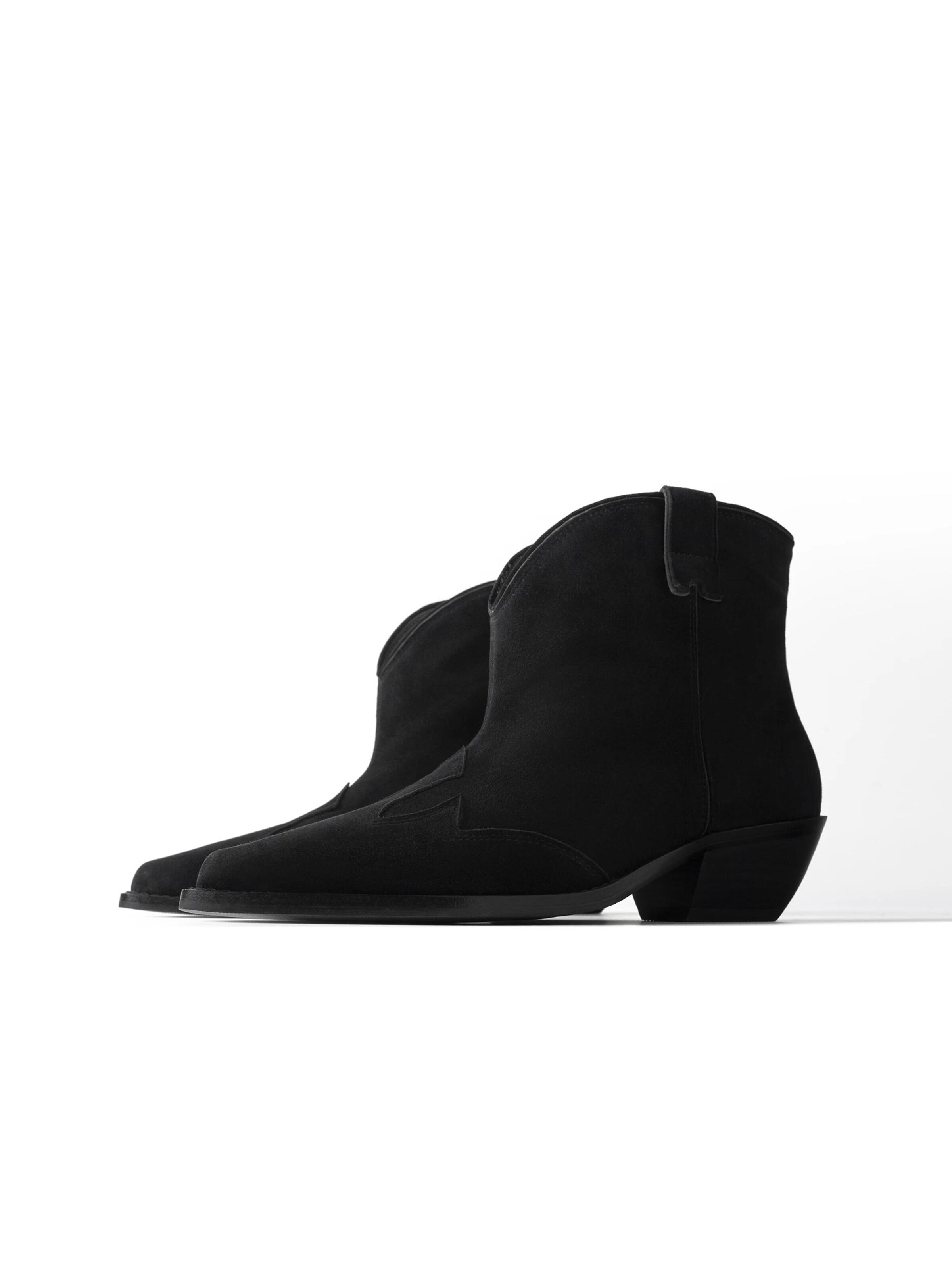 L37 HANDMADE SHOES Bokabakancsok 'MAKE YOUR OWN RULES' - fekete