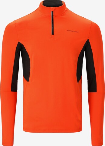 ENDURANCE Performance Shirt 'Labark' in Orange: front