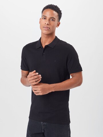 JACK & JONES Poloshirt 'JJEBasic' in Schwarz: Vorderseite