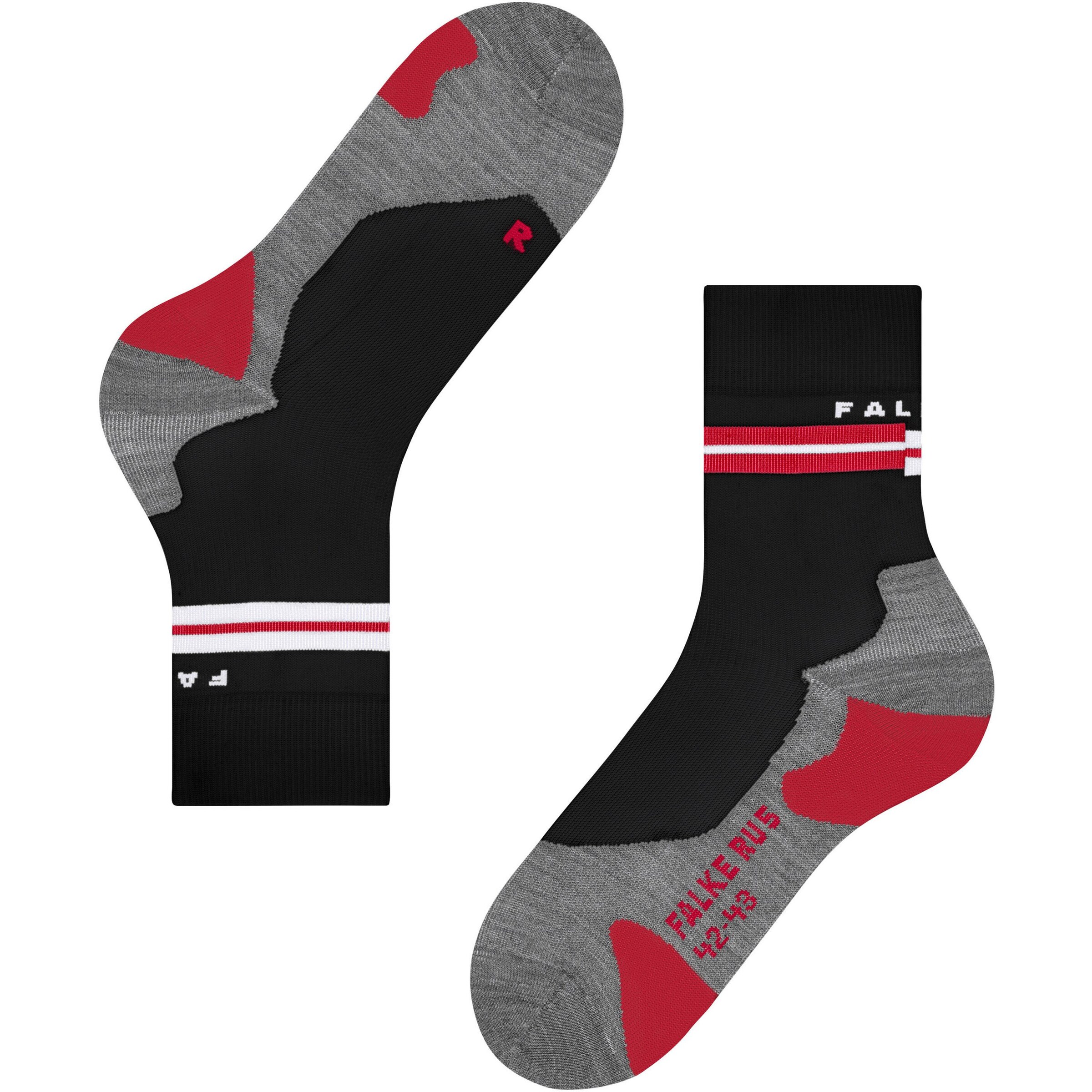 FALKE Athletic Socks 'RU5' in Black