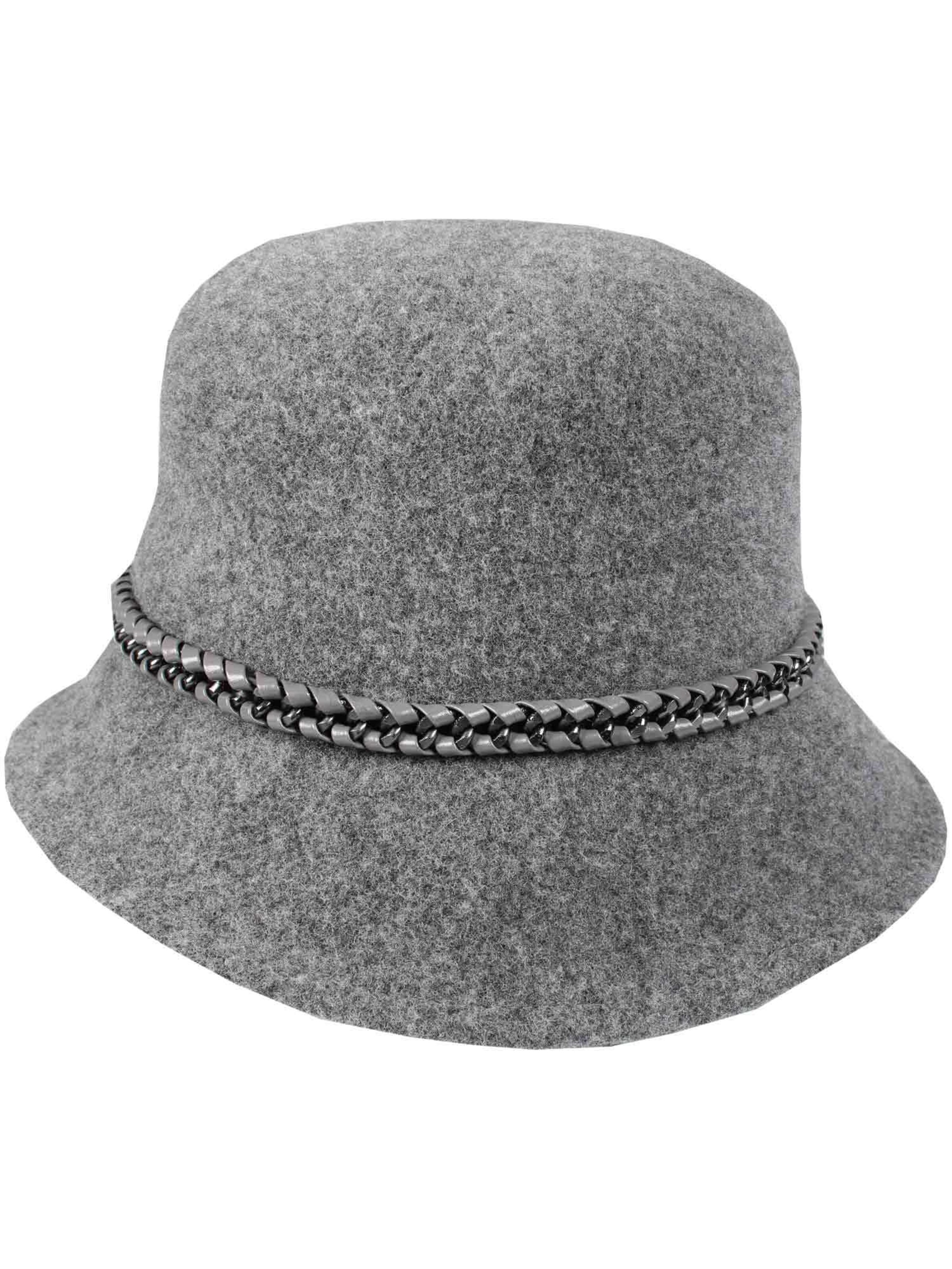 LOEVENICH Hat in Grey: front