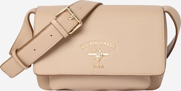 Geantă de umăr 'Stanford' de la U.S. POLO ASSN. pe bej: față