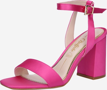 BUFFALO Strap Sandals 'Charlotte' in Pink: front