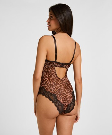 Hunkemöller Body 'Gabrielle' in Braun