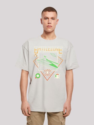 T-Shirt 'BATTLEZONE Retro Gaming SEVENSQUARED' F4NT4STIC en gris : devant