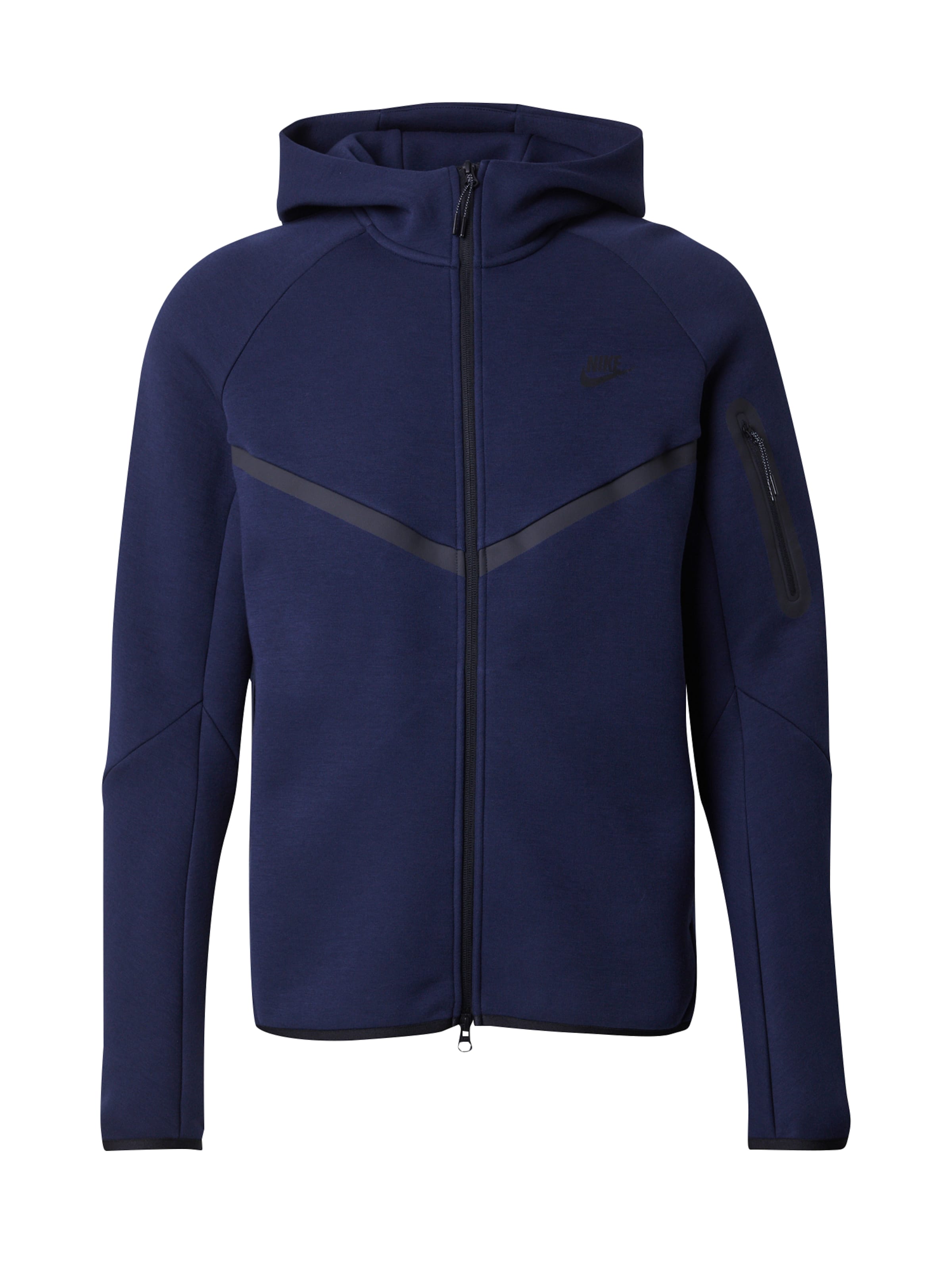 Nike Sportswear - Casaco em moletão 'Tech Fleece' em azul: frente