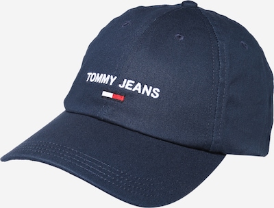 Tommy Jeans Шапка с козирка в тъмносиньо / червено / бяло, Преглед на продукта