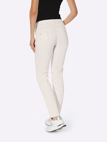 regular Jeans di heine in beige