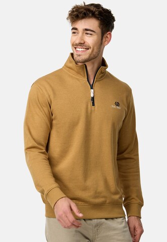 Sweat-shirt 'Corey' INDICODE JEANS en marron : devant