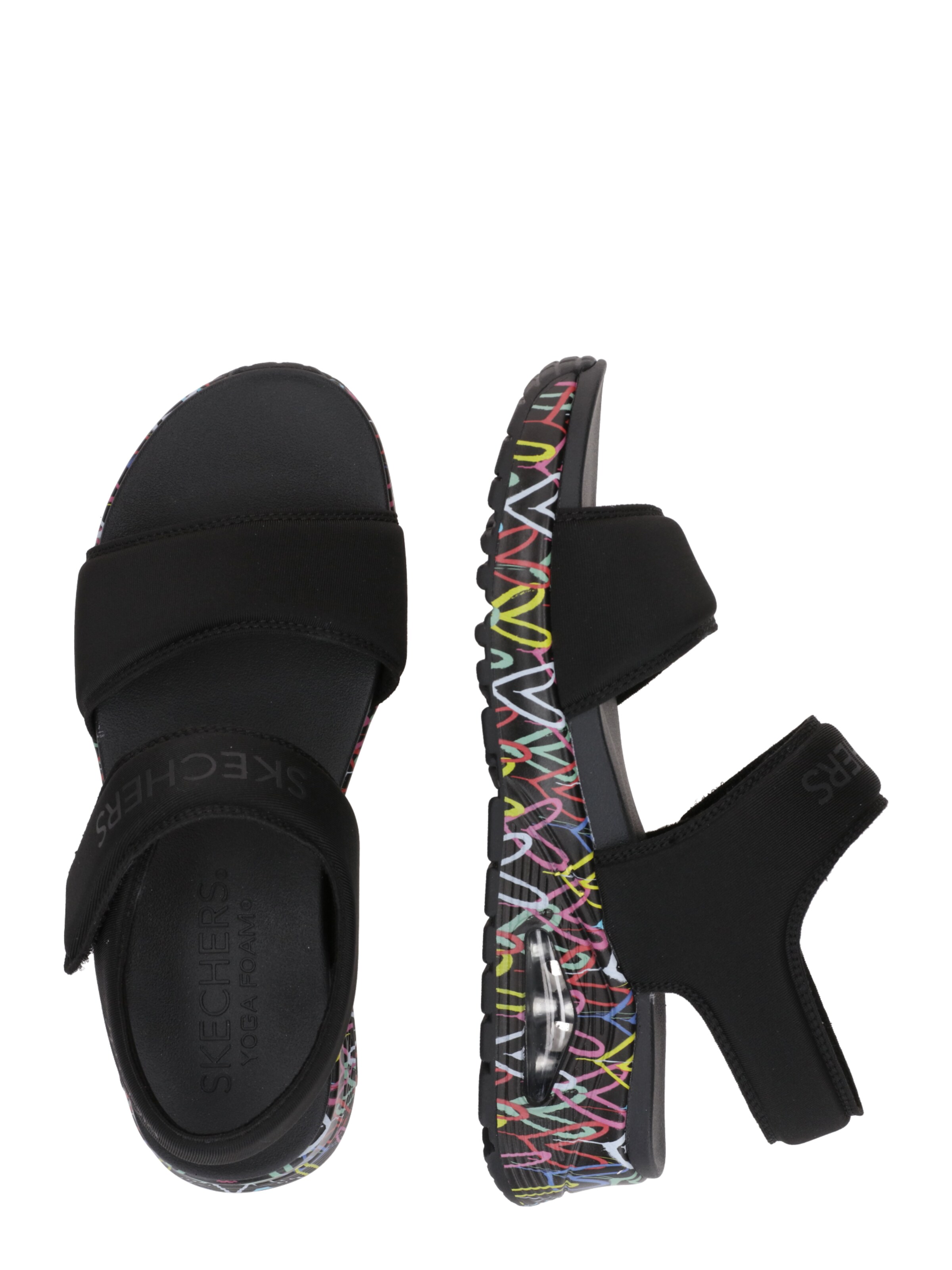 SKECHERS Σανδάλι 'Uno' σε μαύρο