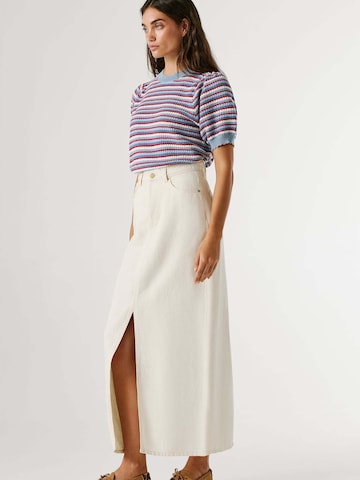 Gonna 'Mira' di Pepe Jeans in bianco