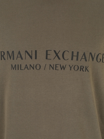 Bluză de molton de la ARMANI EXCHANGE pe verde