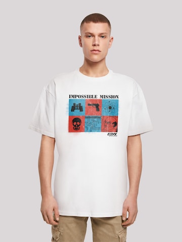 T-Shirt 'SEVENSQUARED' F4NT4STIC en blanc : devant