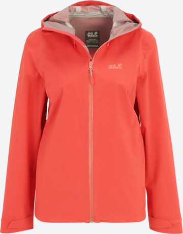 Veste outdoor JACK WOLFSKIN en rouge : devant