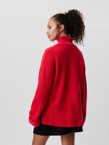 LeGer by Lena Gercke - Pullover 'Luisa' em vermelho