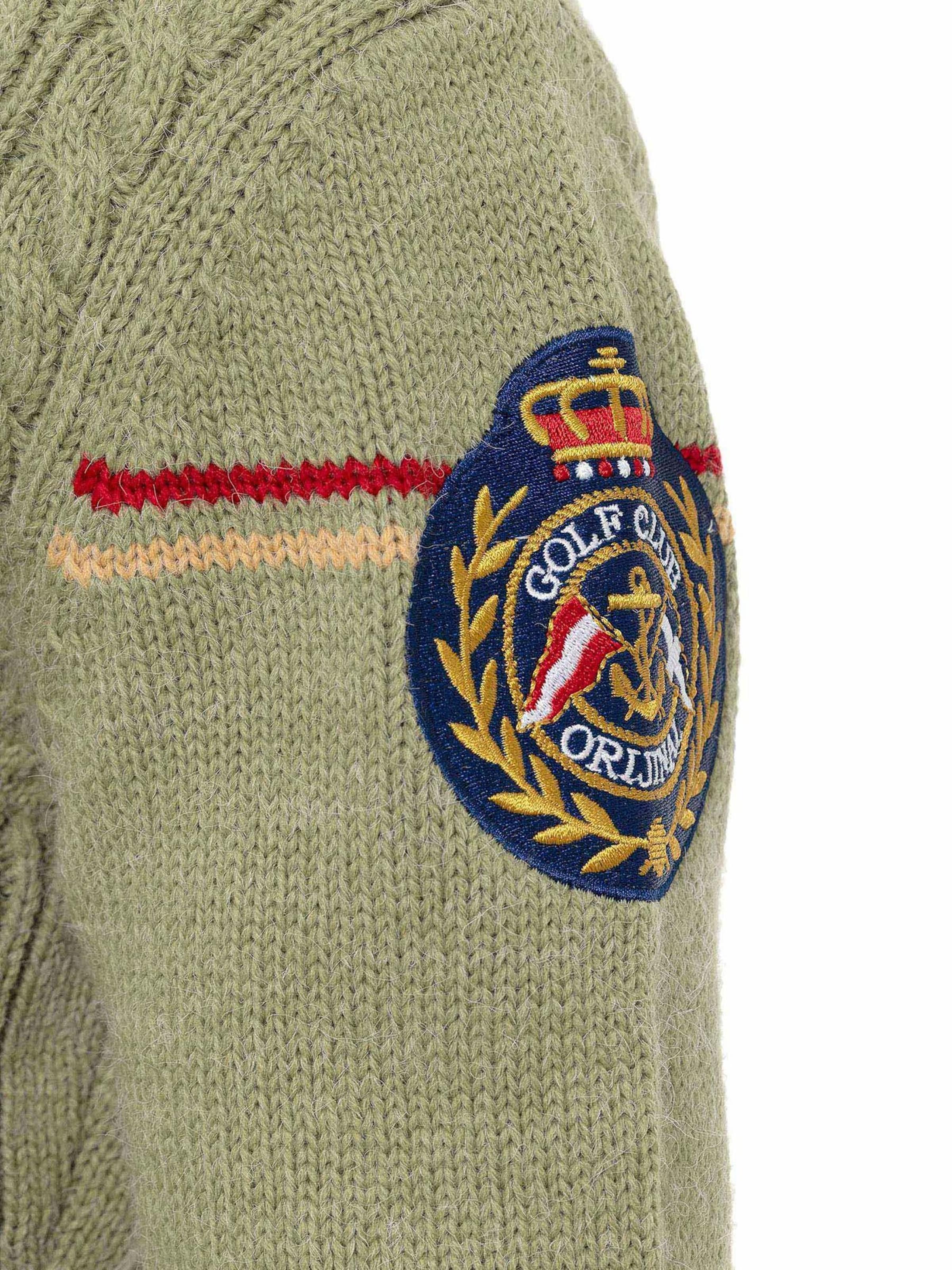 Jacey Quinn Knit cardigan in Green