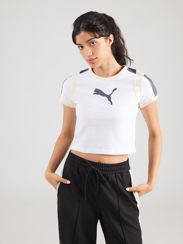 PUMA Μπλουζάκι σε λευκό: μπροστά
