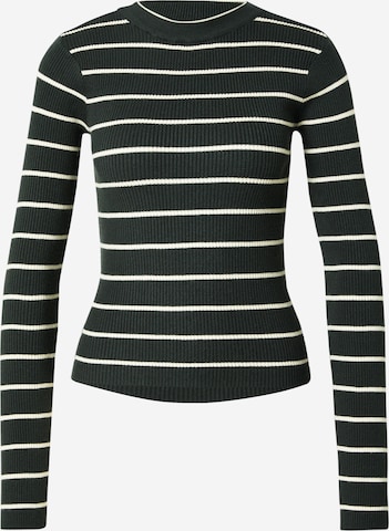 Pullover di PIECES in verde: frontale