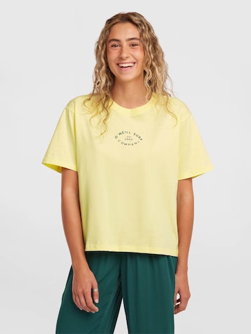 O'NEILL - Camiseta 'Boxy' en amarillo: frente