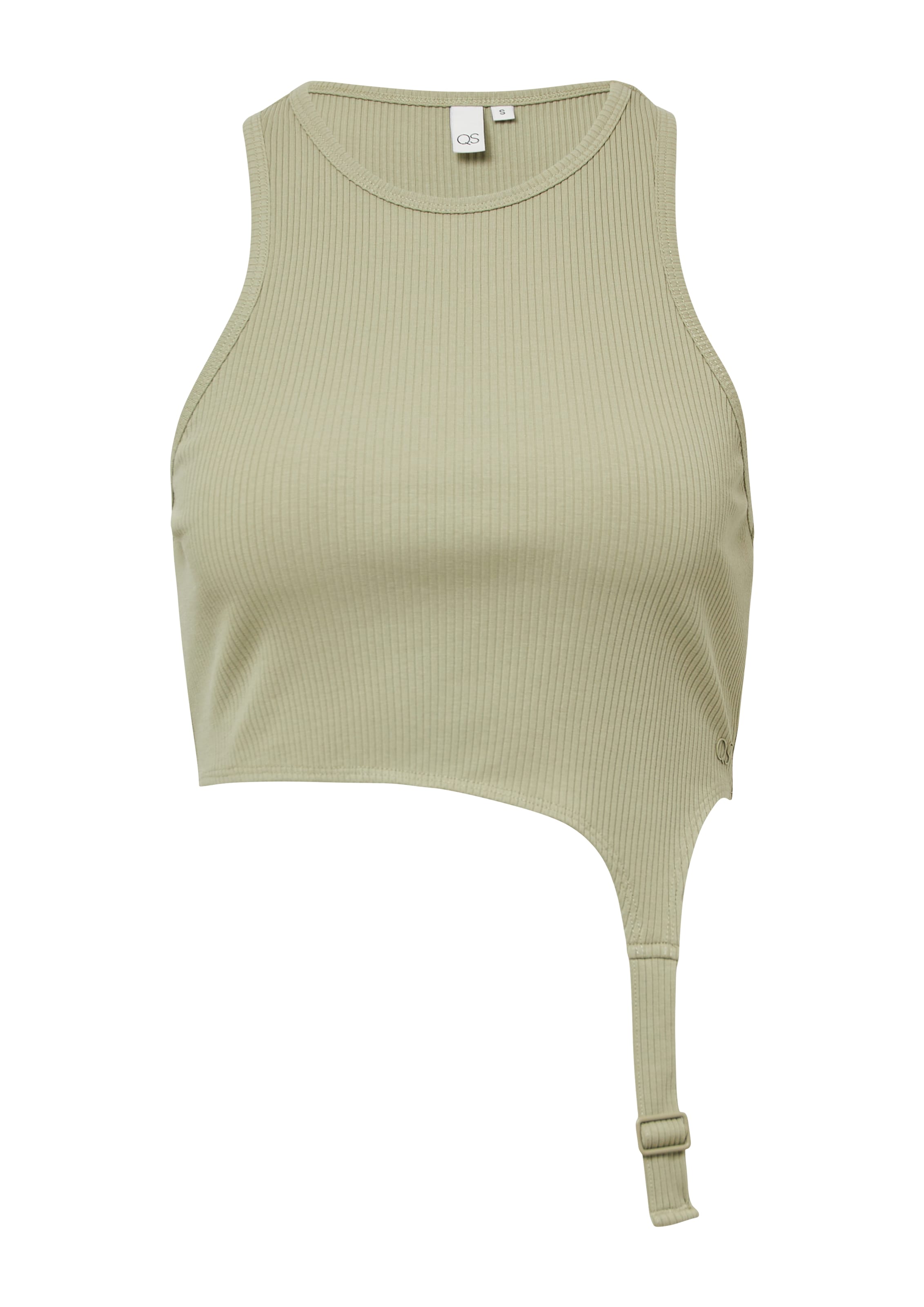 QS Top in Grün: Vorderseite