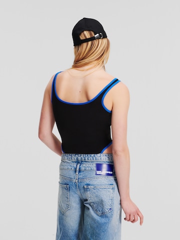 KARL LAGERFELD JEANS Bustier Badpak in Zwart