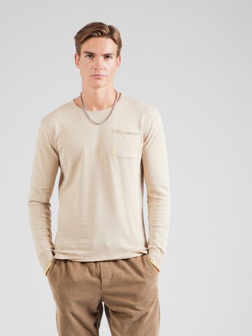 SCOTCH & SODA - Jersey en beige: frente