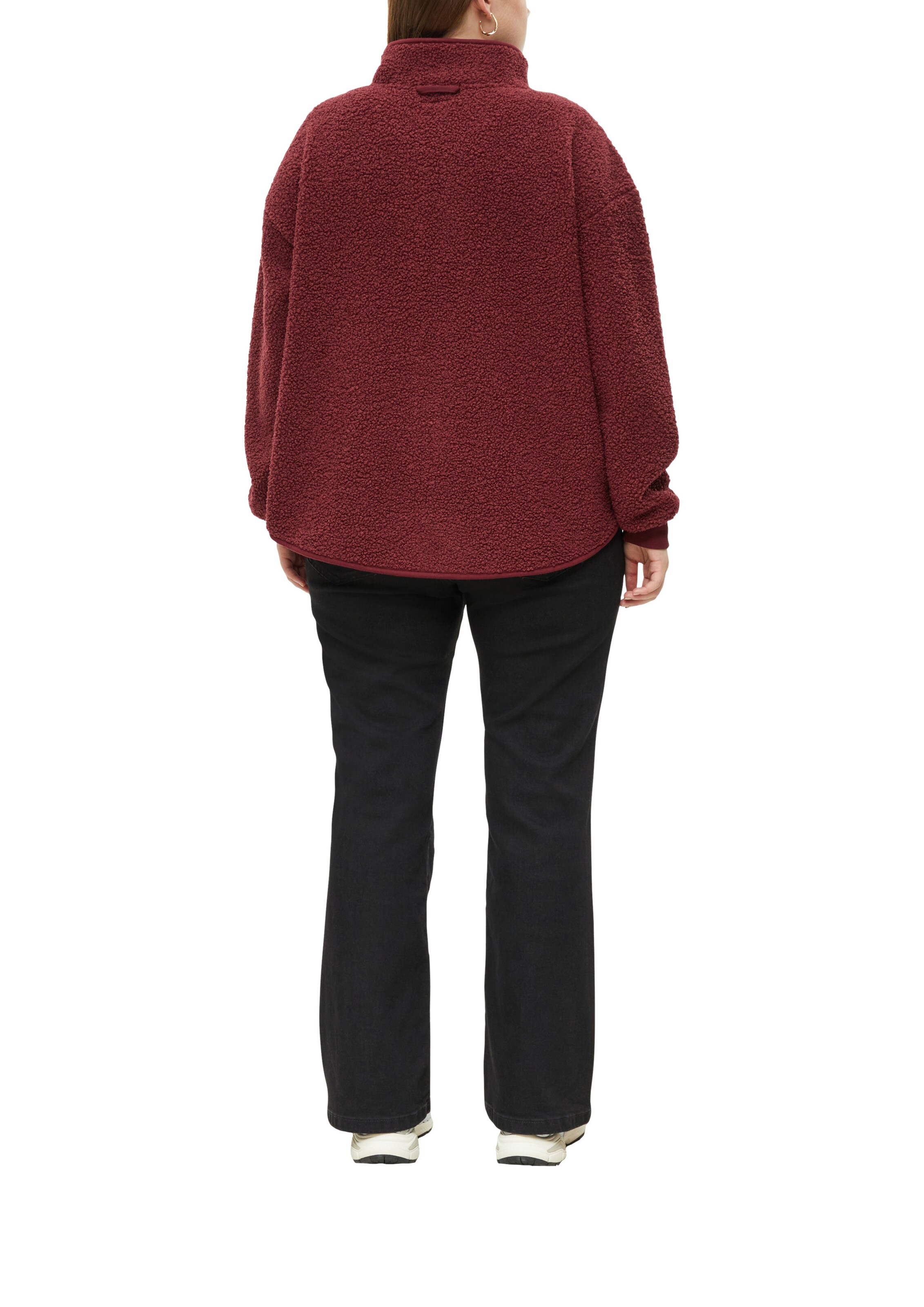 Veste en polaire QS en rouge