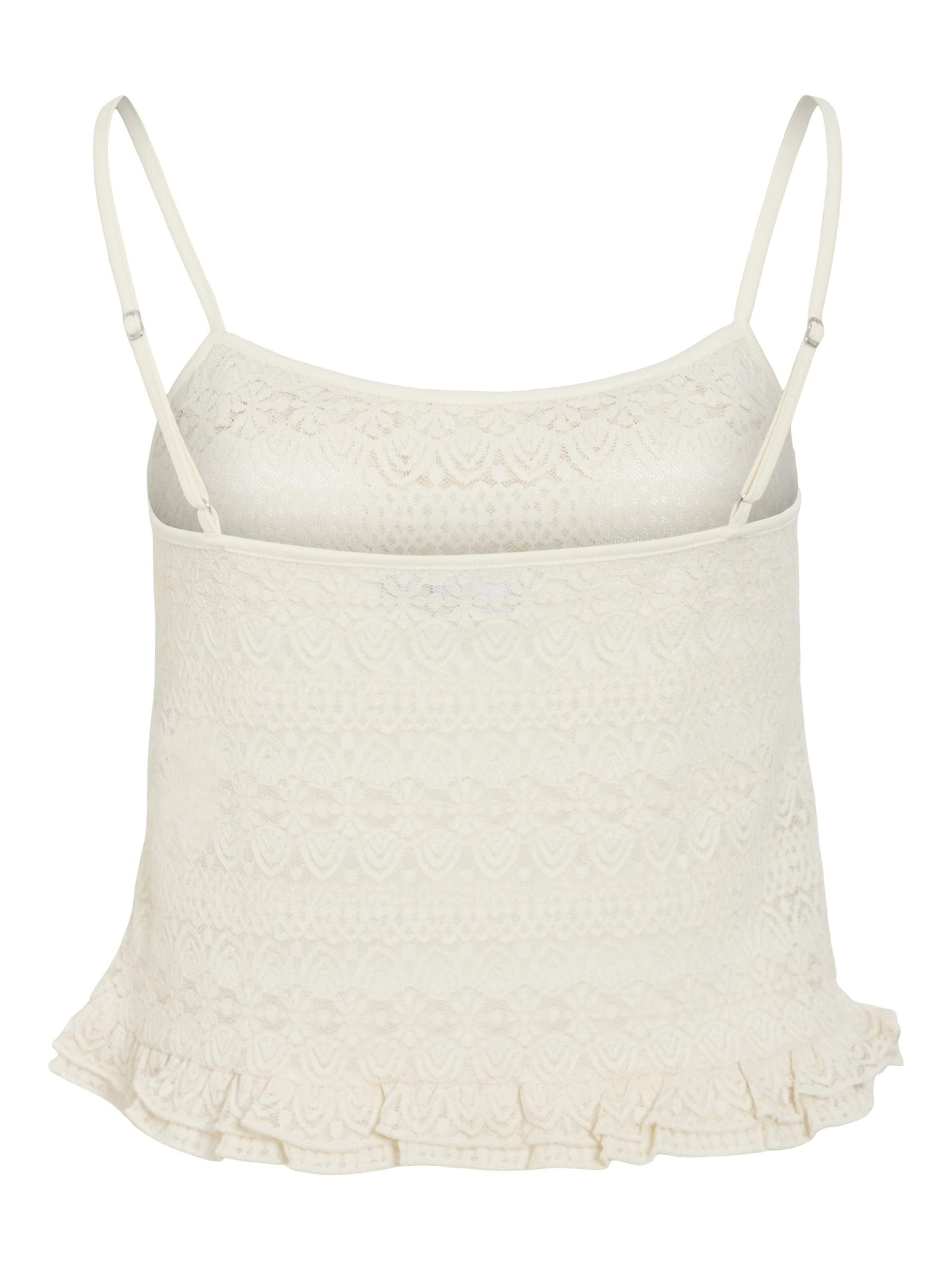 Top 'VIChikka' di VILA in bianco