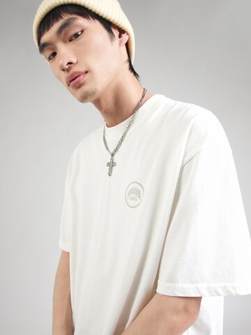 T-Shirt 'Symen' Pegador en blanc