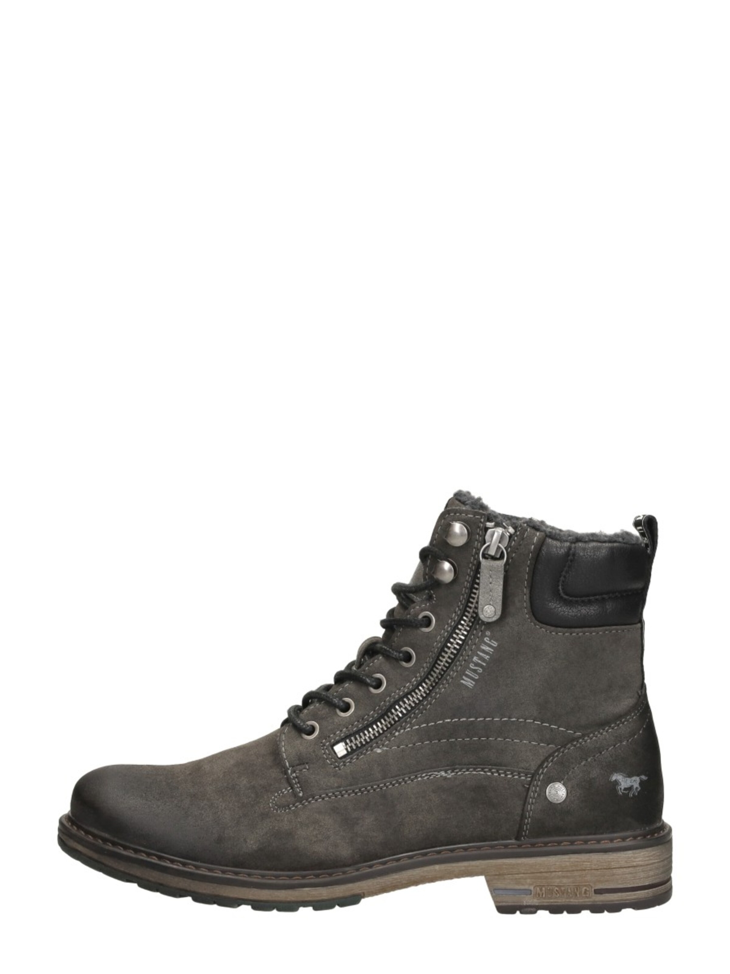 Bottes à lacets 'Veterschoenen Hoog' MUSTANG en gris