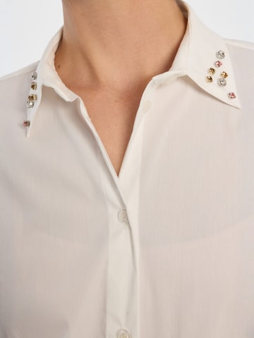 Ana Alcazar Blouse 'Draen' in White