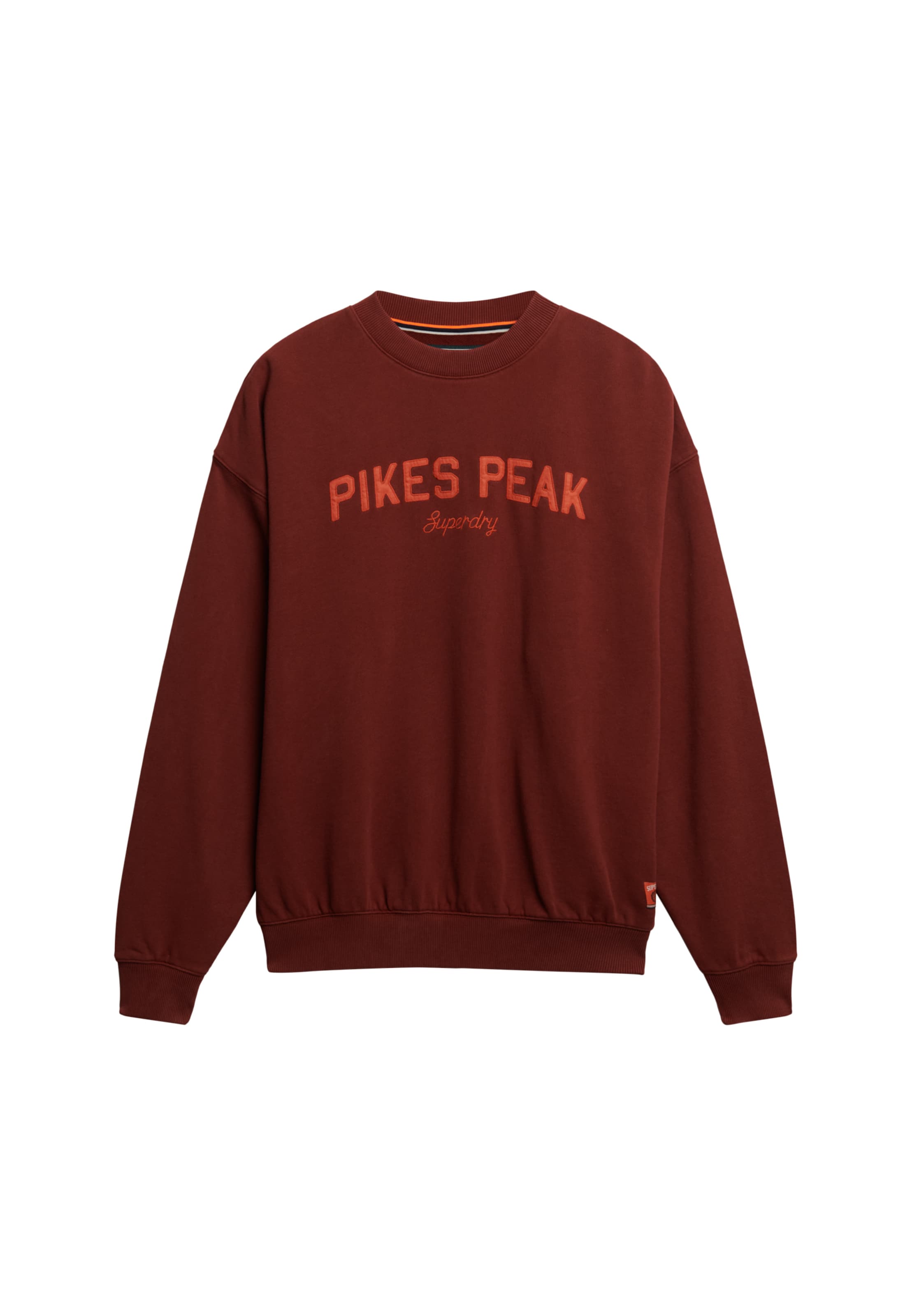 Superdry Sweatshirt in Bruin: voorkant