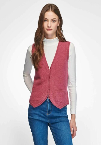 Peter Hahn Vest 'Conny' in Pink: front