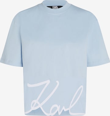 Karl Lagerfeld - Camisa em azul: frente