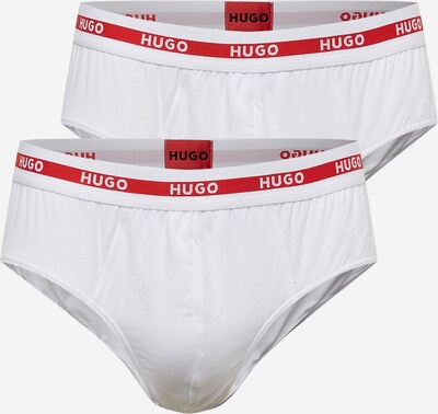 HUGO Slip en rouge / blanc, Vue avec produit