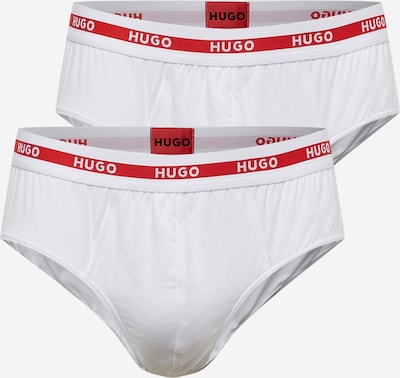 HUGO Red Slip en rouge / blanc, Vue avec produit